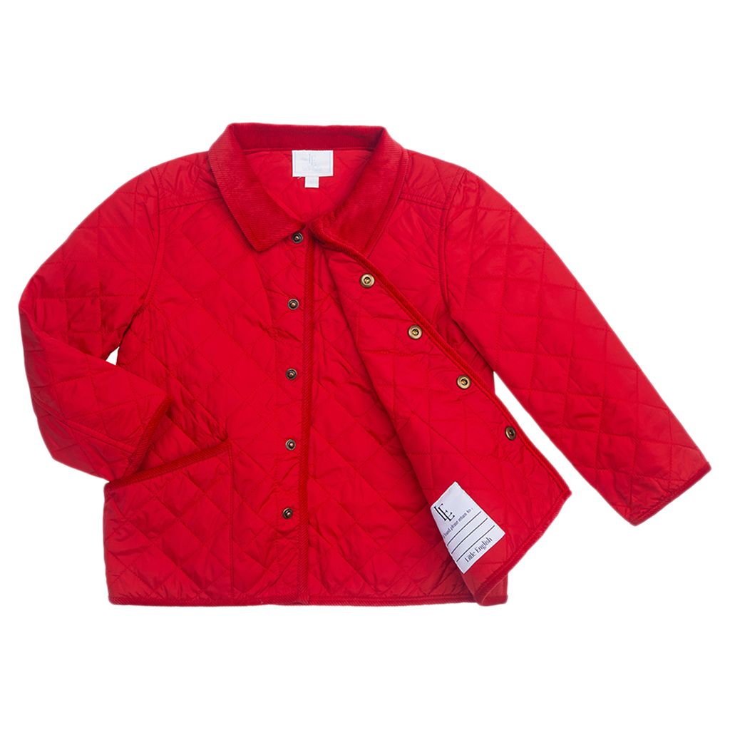 Classic Quilted Jacket Red