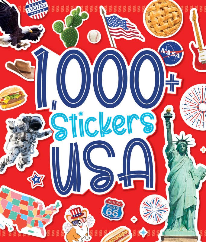 1,000 Stickers: USA