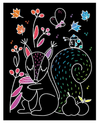 Animal Scratch Art, Fun Activities & Stickers Activity Pad