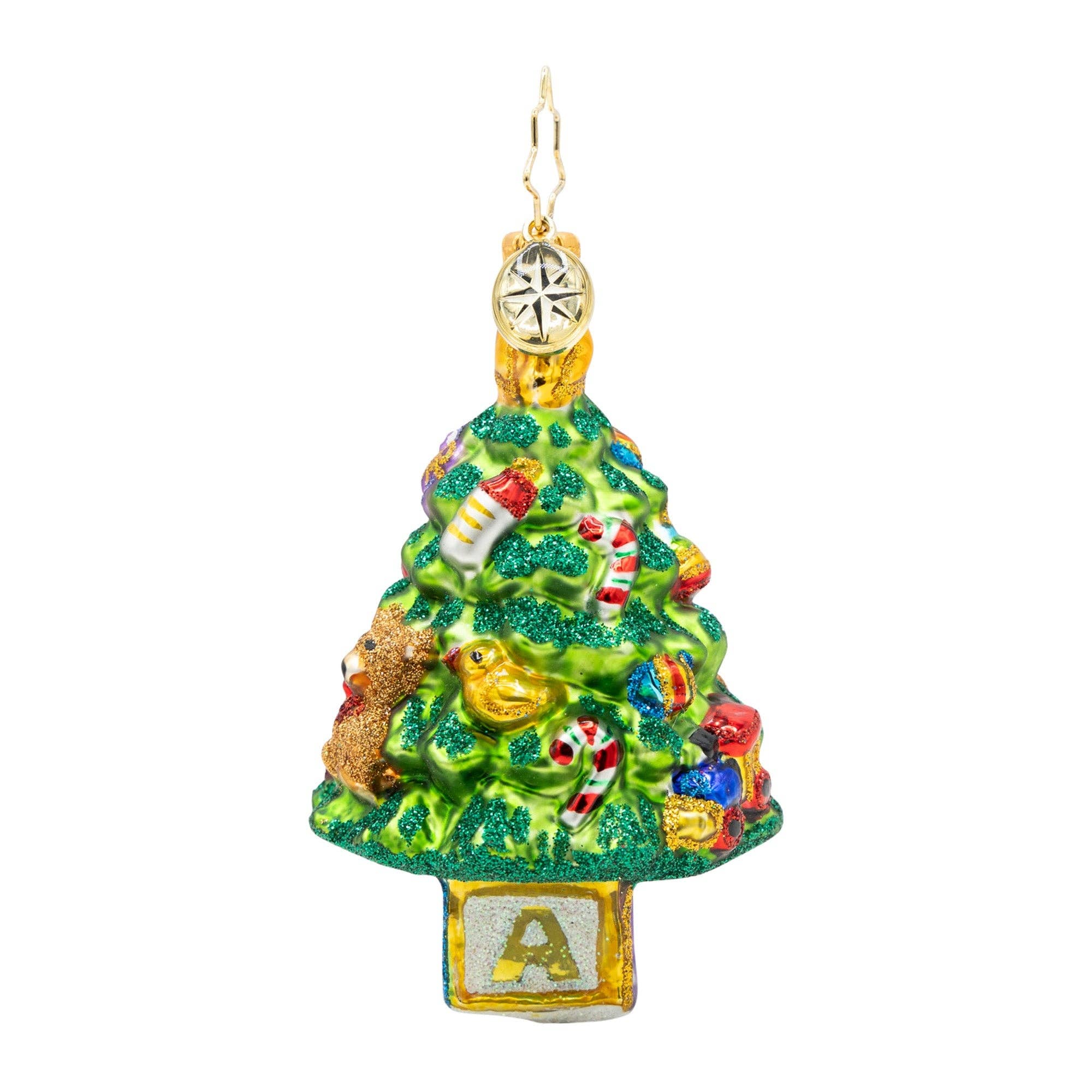 Holiday Glass Ornament – Bundle of Joy Spruce Gem