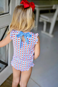 Stars and Stripes One Piece Swimsuit