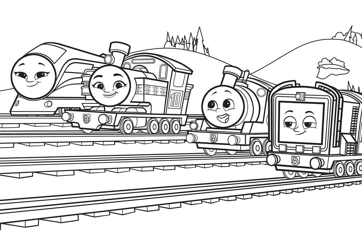 Thomas & Friends: Giant Coloring Book by Mattel