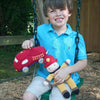 Chuck the Fire Truck Knit Toy: 6"