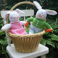 Collin the Bunny Knit Doll: 12" Plush