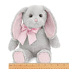 Lil Mopsy Gray Bunny with Pink Ears