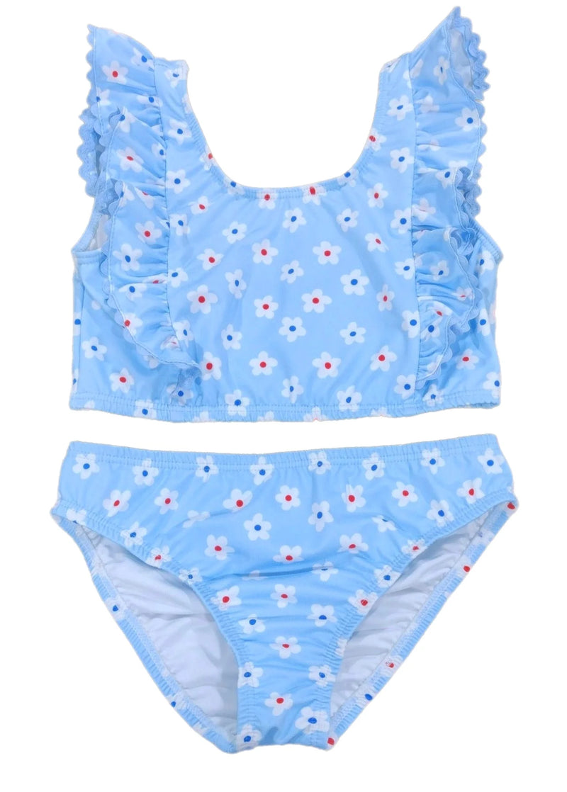 Patriotic Daisy Two Piece Swimsuit