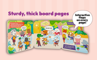 Manners First Peek-a-Flap Interactive Board Book