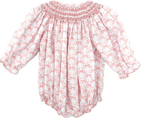 Bows Smocked Birdie Bubble