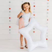 Patriotic Trellis Bathing Suit