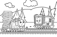 Thomas & Friends: Giant Coloring Book by Mattel