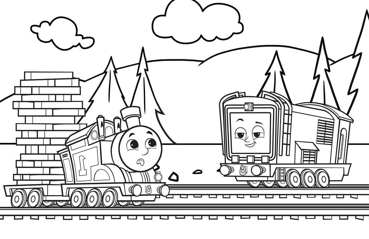 Thomas & Friends: Giant Coloring Book by Mattel