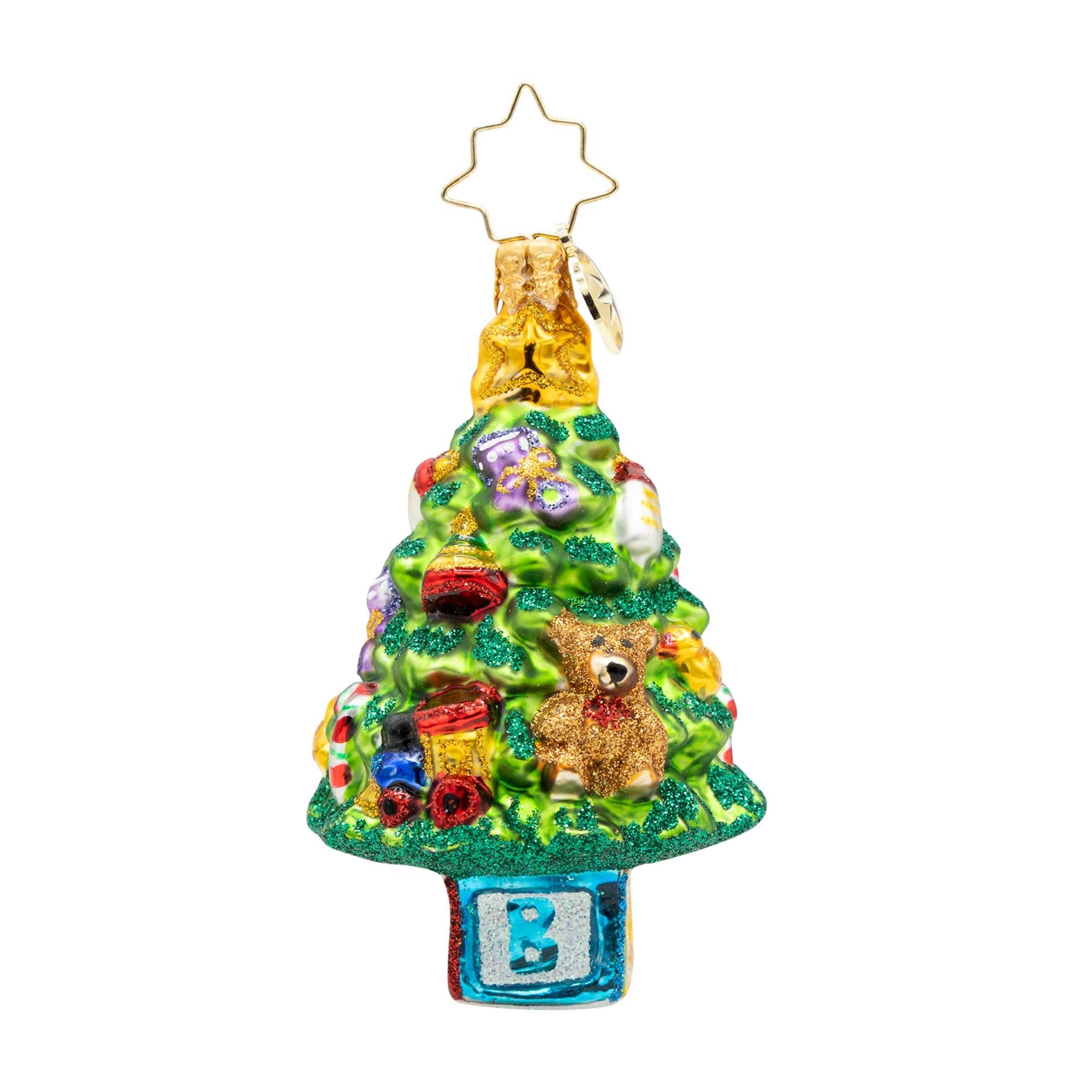 Holiday Glass Ornament – Bundle of Joy Spruce Gem