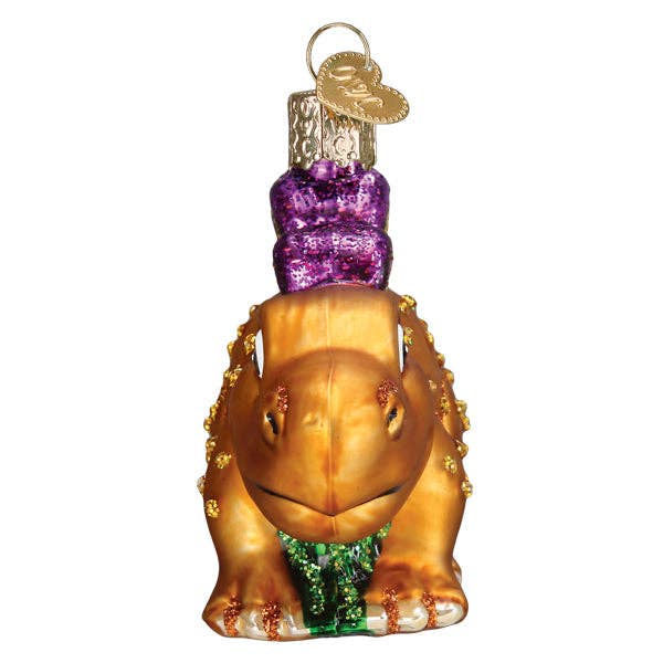 A-Roarable Stegosaurus Ornament
