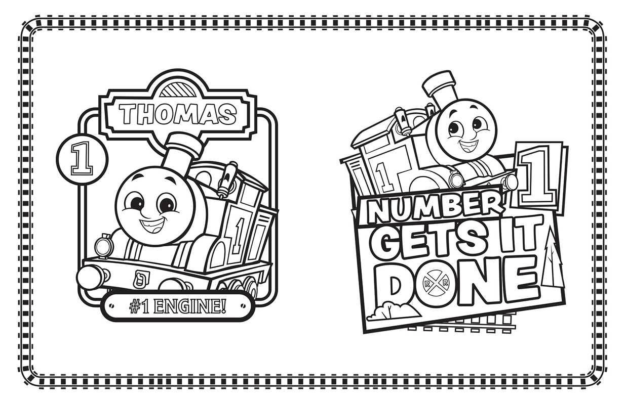 Thomas & Friends: Giant Coloring Book by Mattel