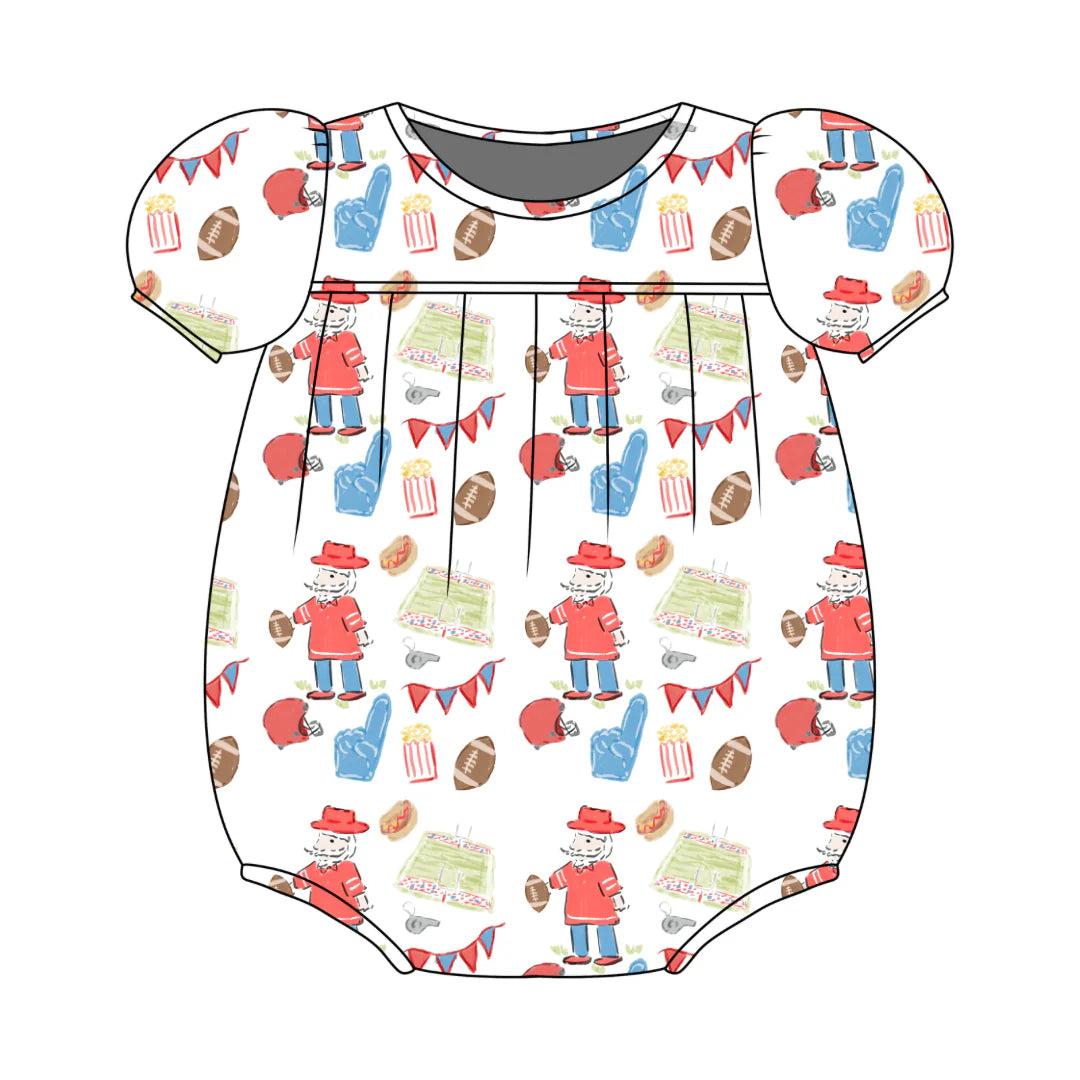 PRE-ORDER Abigail Bubble- Game Day Red and Blue