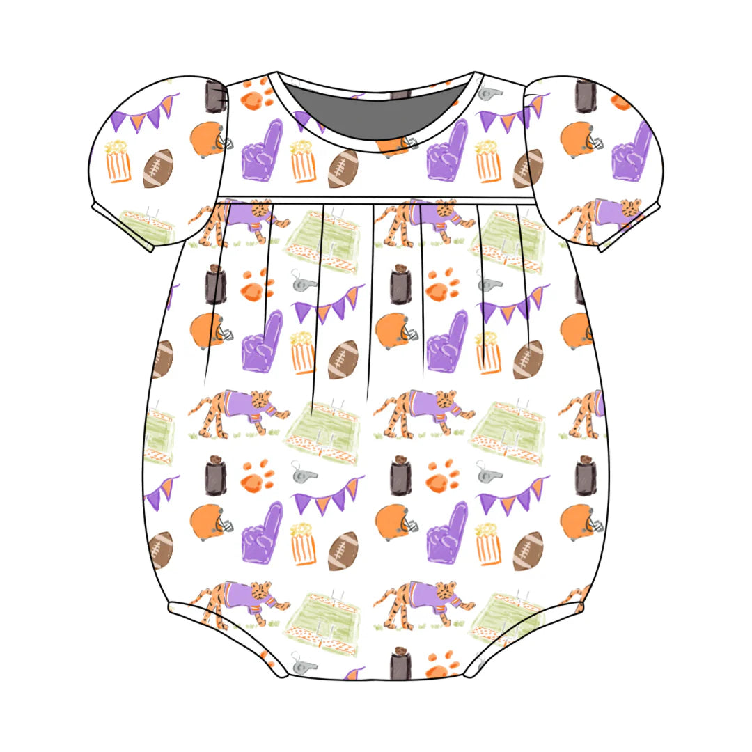 PRE-ORDER Abigail Bubble- Game Day Tiger Paws