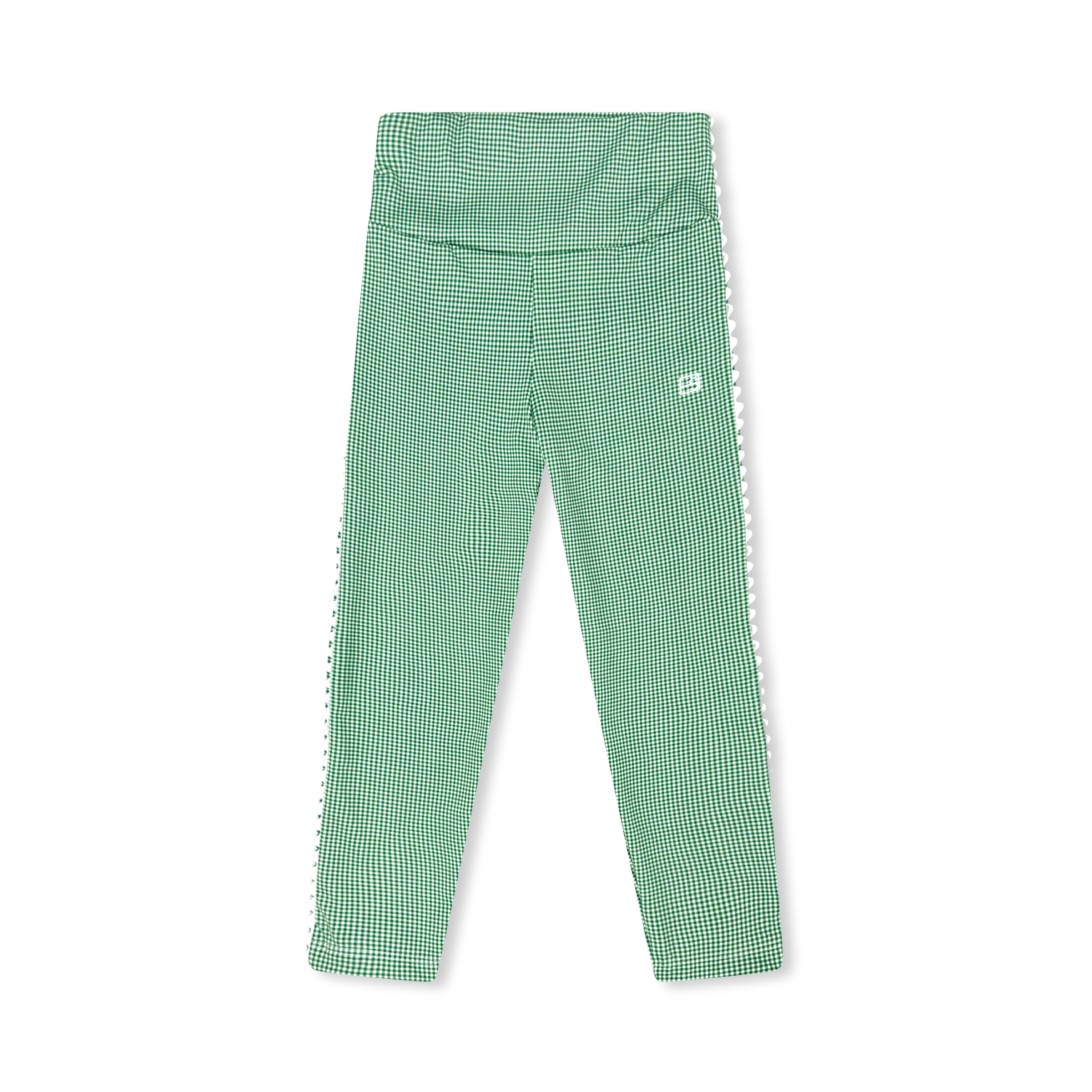 Abigail Highwaist Legging - Augusta Green Minigingham
