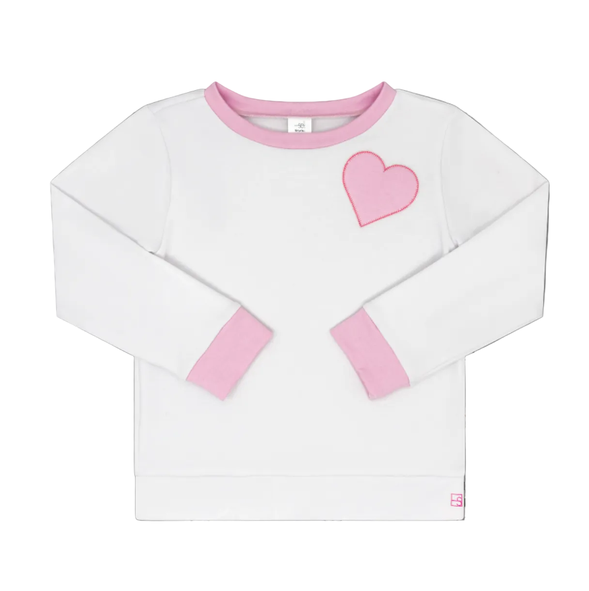 Alex Sweatshirt Daisy White Heart