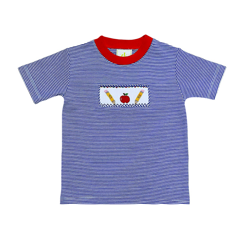 Back to School Smocked Tee-12m