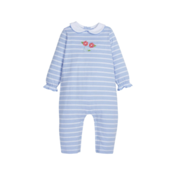 Applique Peter Pan Romper - Fall  Blooms