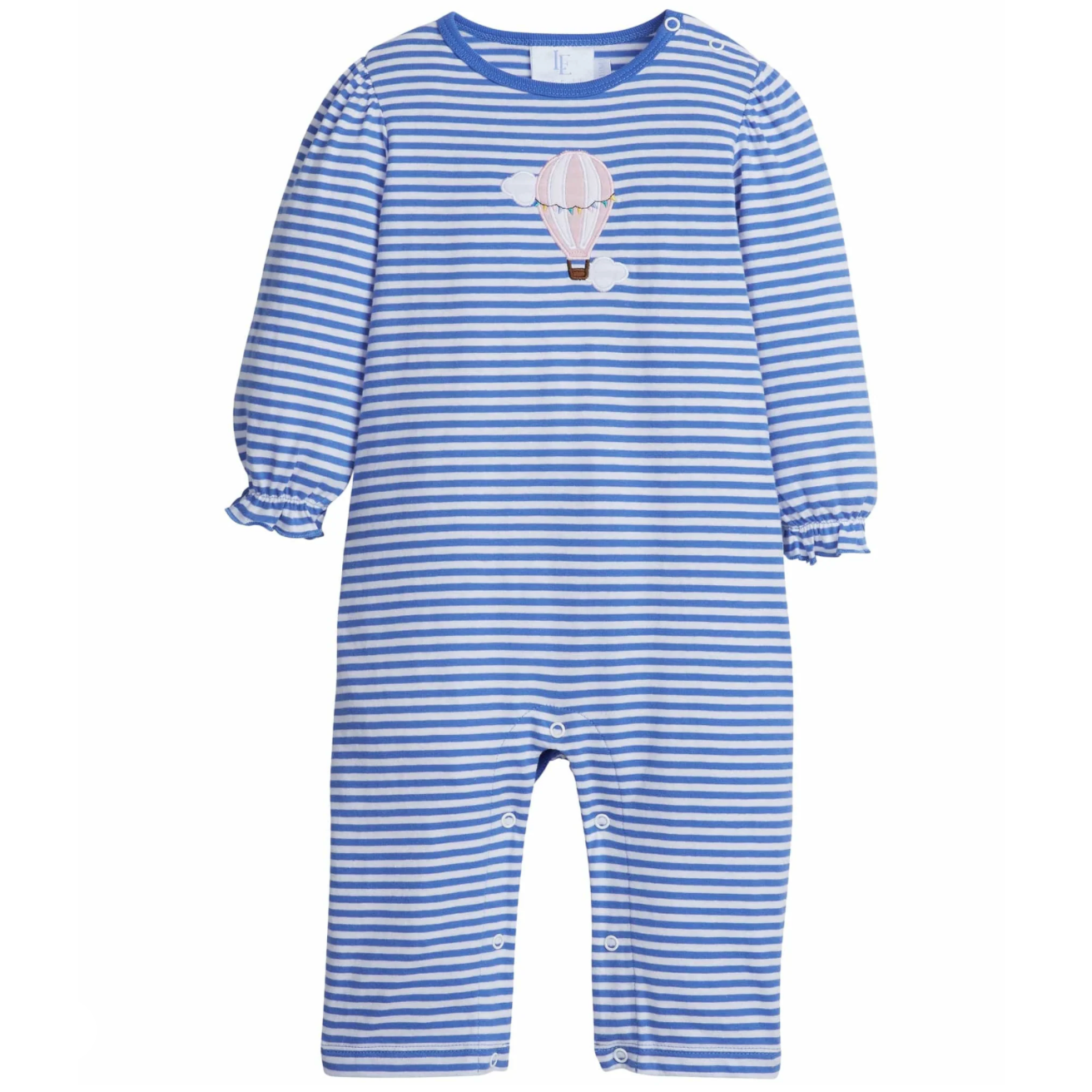 Applique Ruffled Romper - Hot Air Balloon