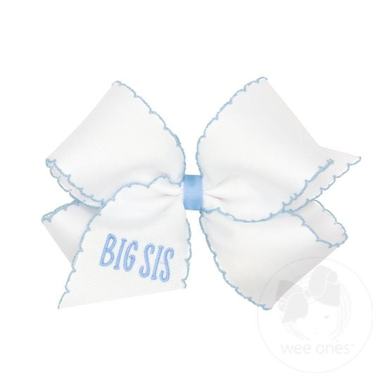Wee Ones Big Sis Bow - Blue