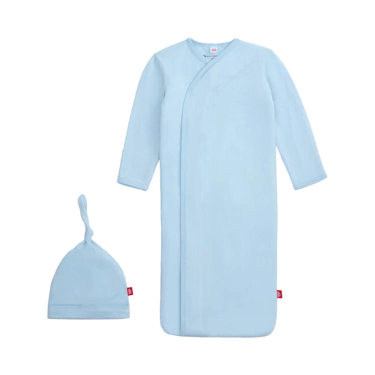 Baby Blue Gown + Hat Set