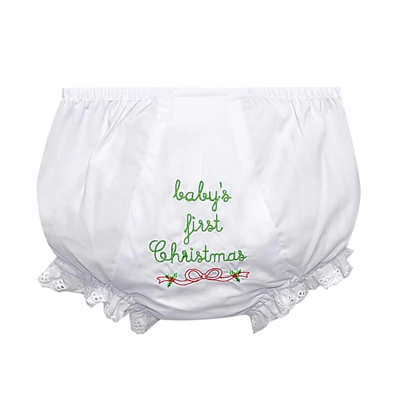 Baby's First Christmas Bloomers