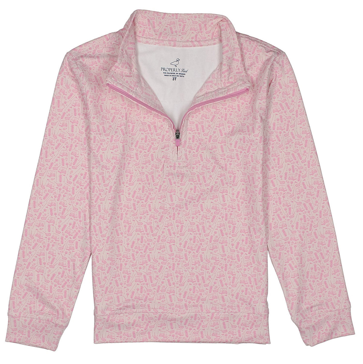 Range Pullover Back Nine Pink