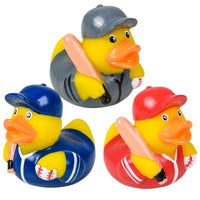 Baseball Rubber Duck