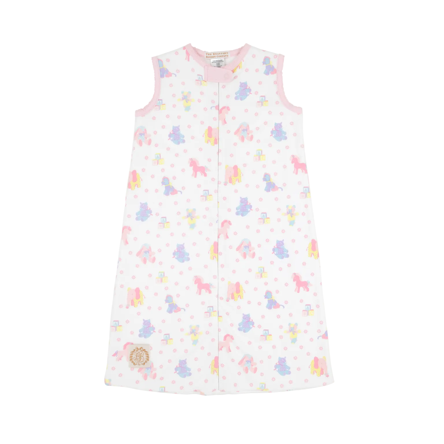 Beddie Bye Sleep Sack Pima Cuddle Up Cutie (Palm Beach Pink) Palm Beach Pink