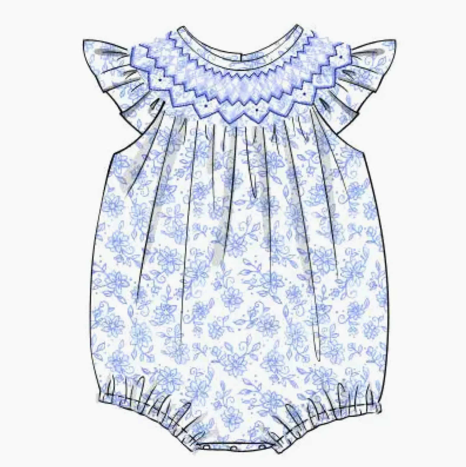 Bennie Floral - Hallie Bubble