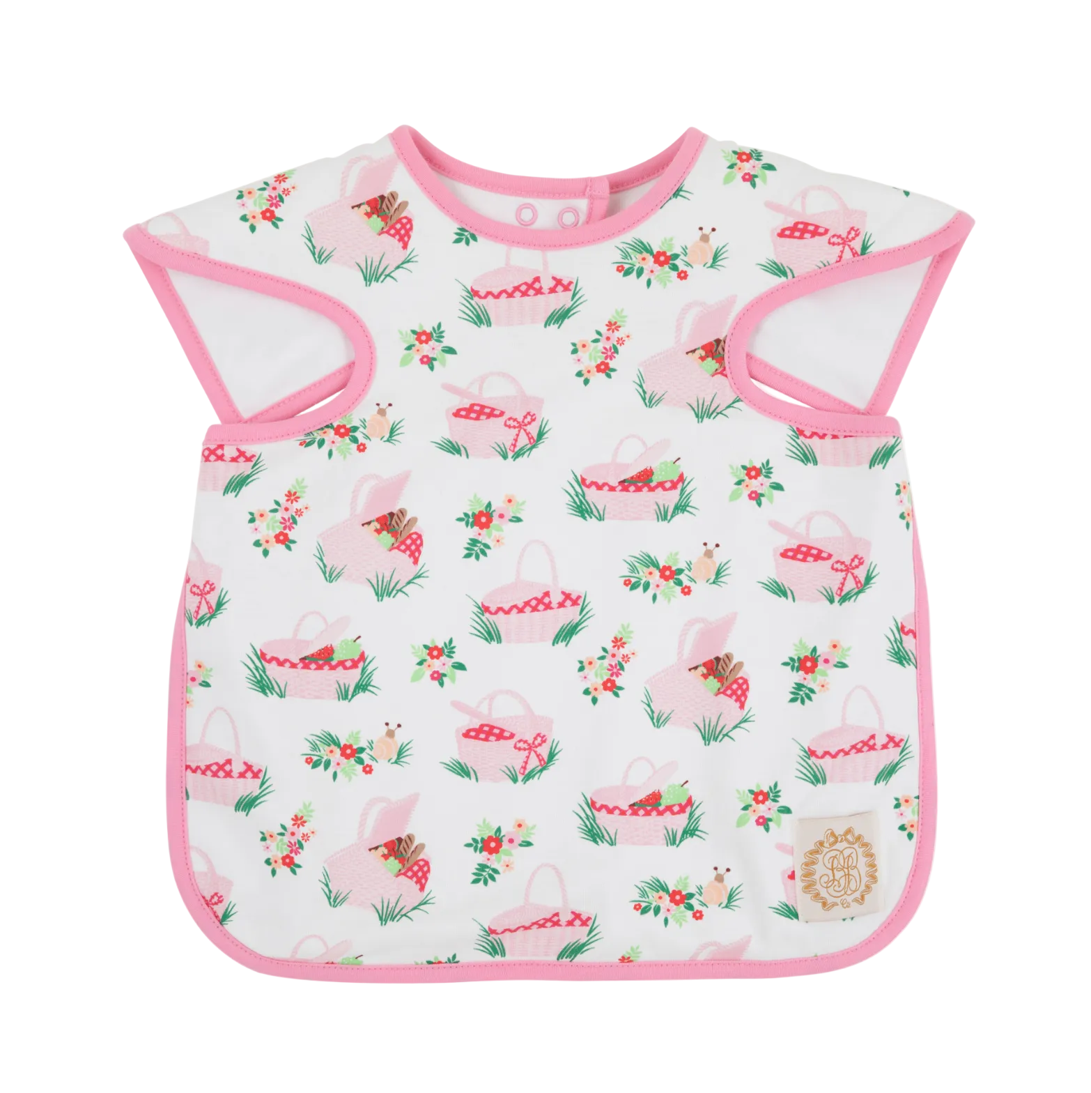 Big Bite Bib Pink Picnic Pack Hamptons Hot Pink