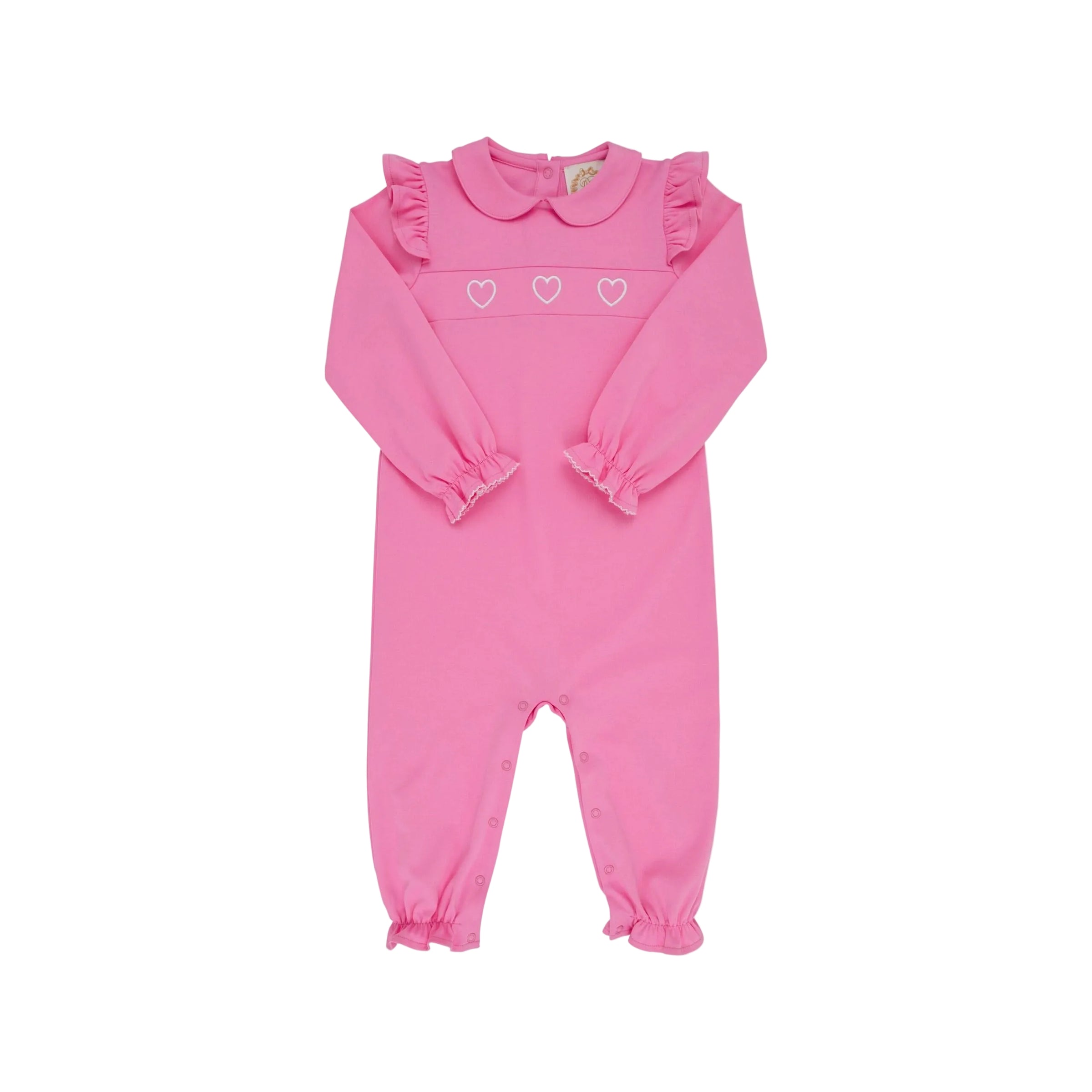 Biltmore Romper Winter Park Pink/Worth Ave White/Hearts