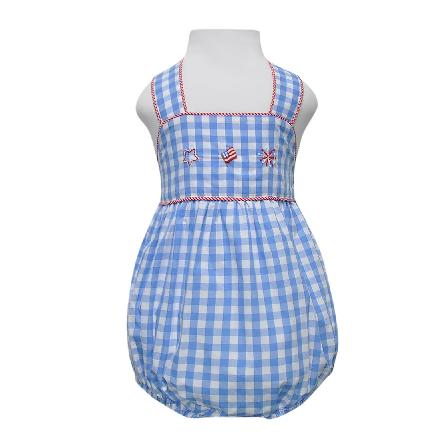 Blue Ben Red, White, and Blue Sunsuit