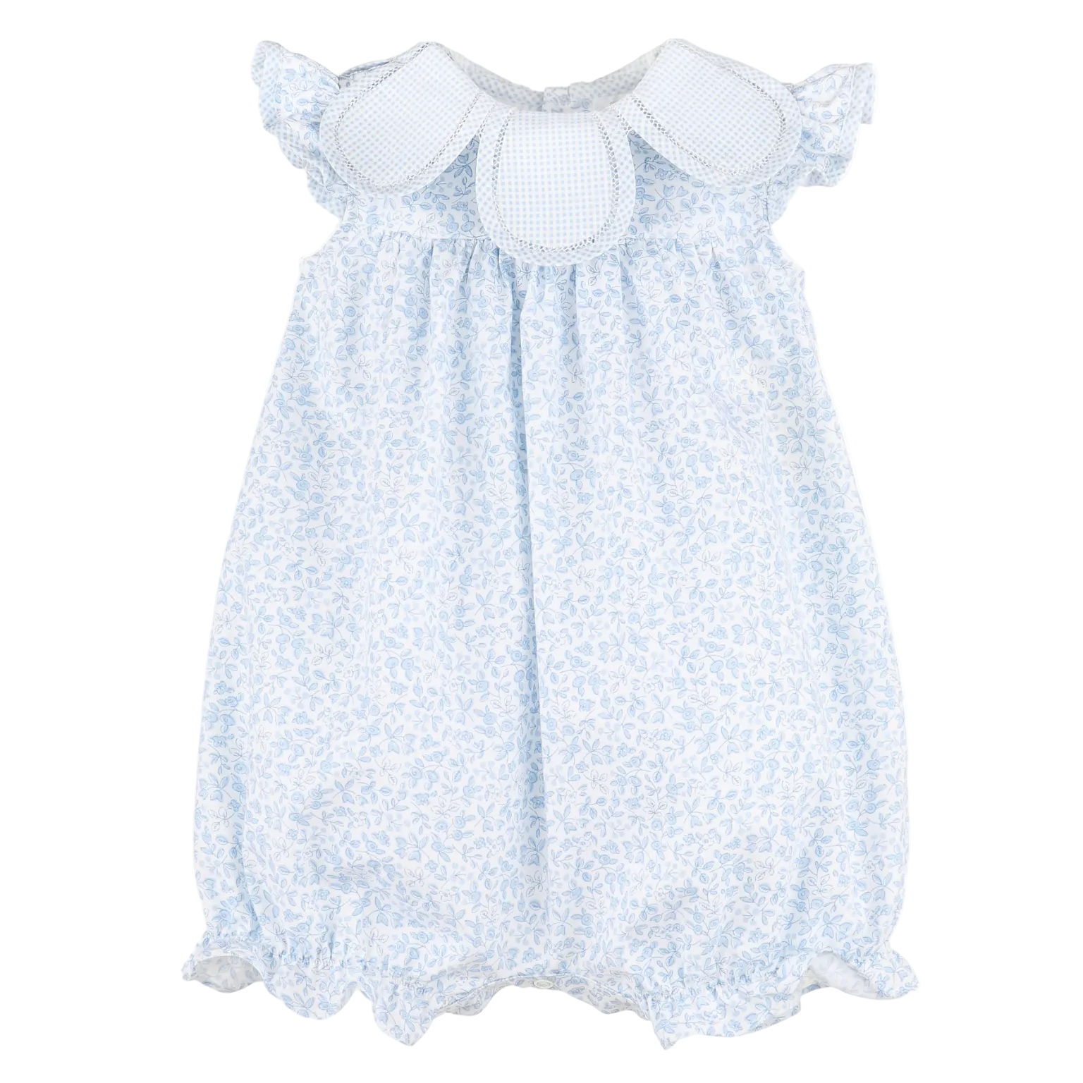 Blue Blooms Petal Playsuit