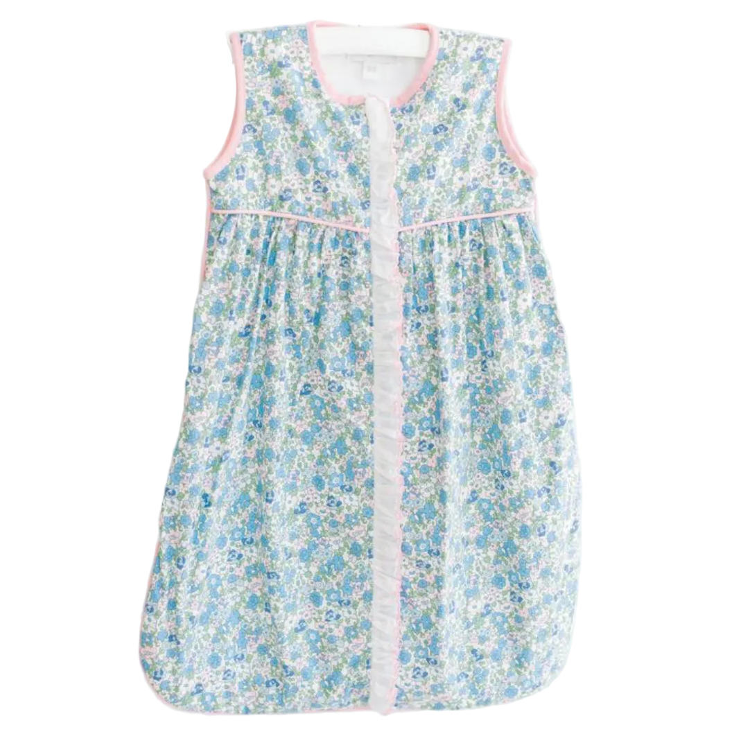 Blue Floral Sleep Sack