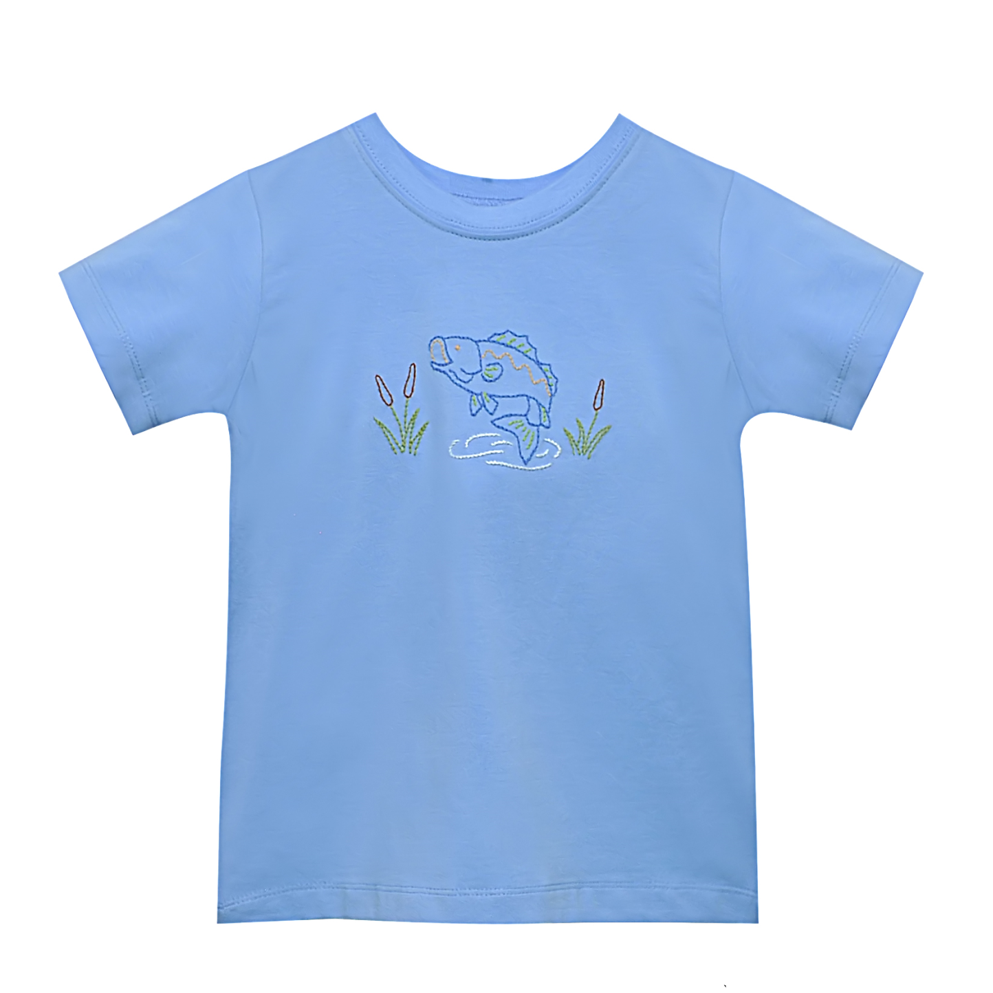 Blue Houston Shirt-Flying Bass