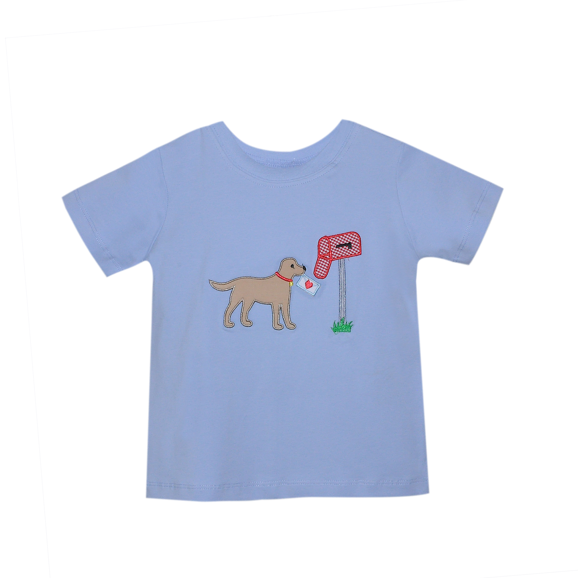 Blue Houston Shirt-Valentine's Dog