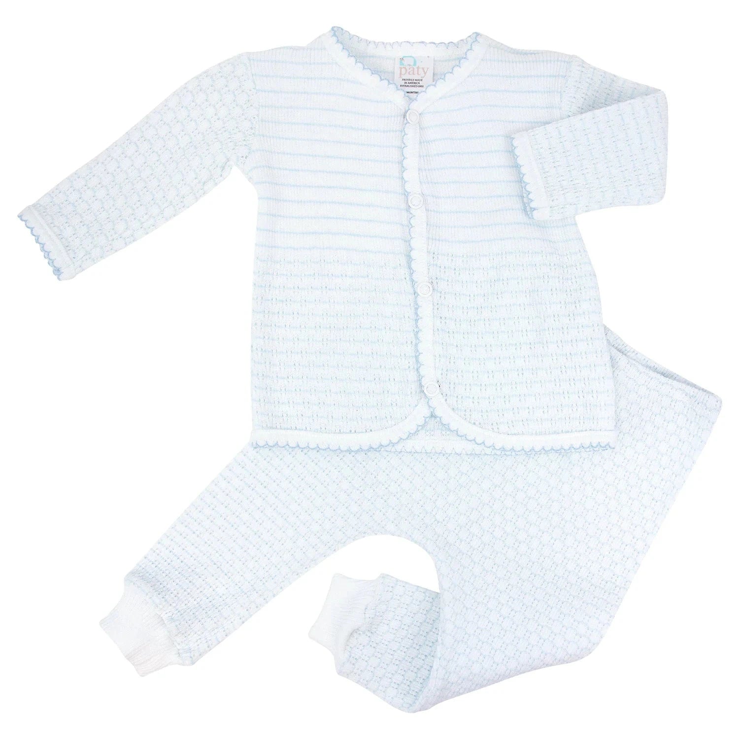 Blue Pinstripe Legging Set