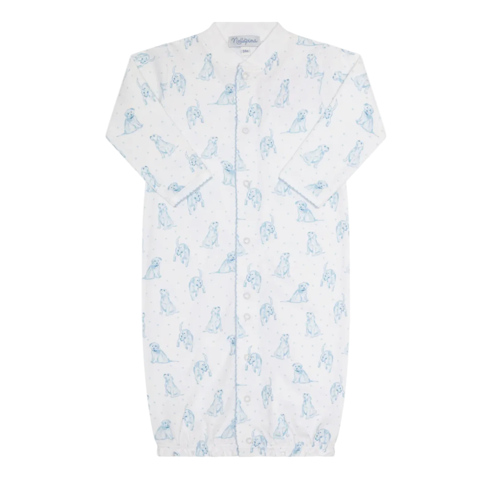 Blue Puppy Love Converter Gown