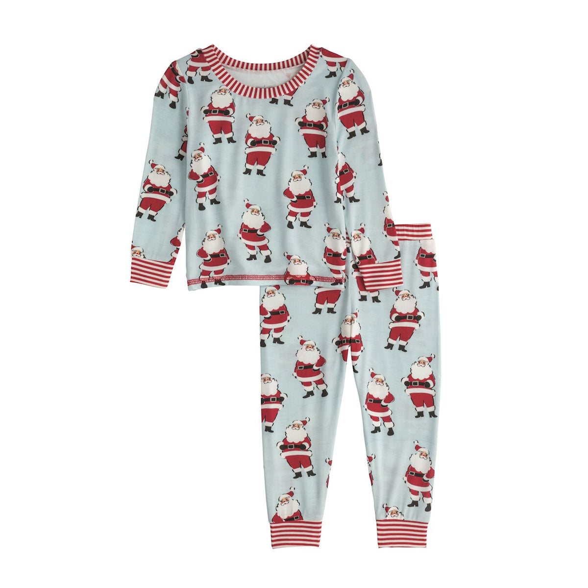 Blue Santa Pajamas