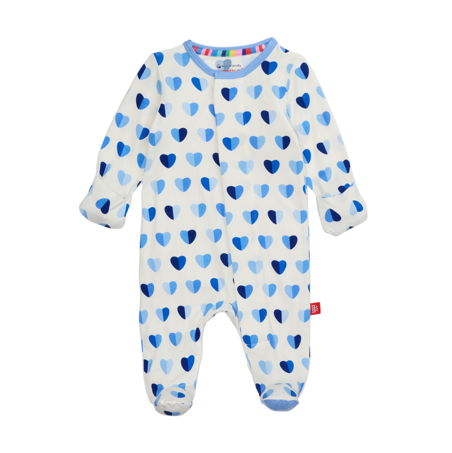 Blue Xoxo Modal Footie