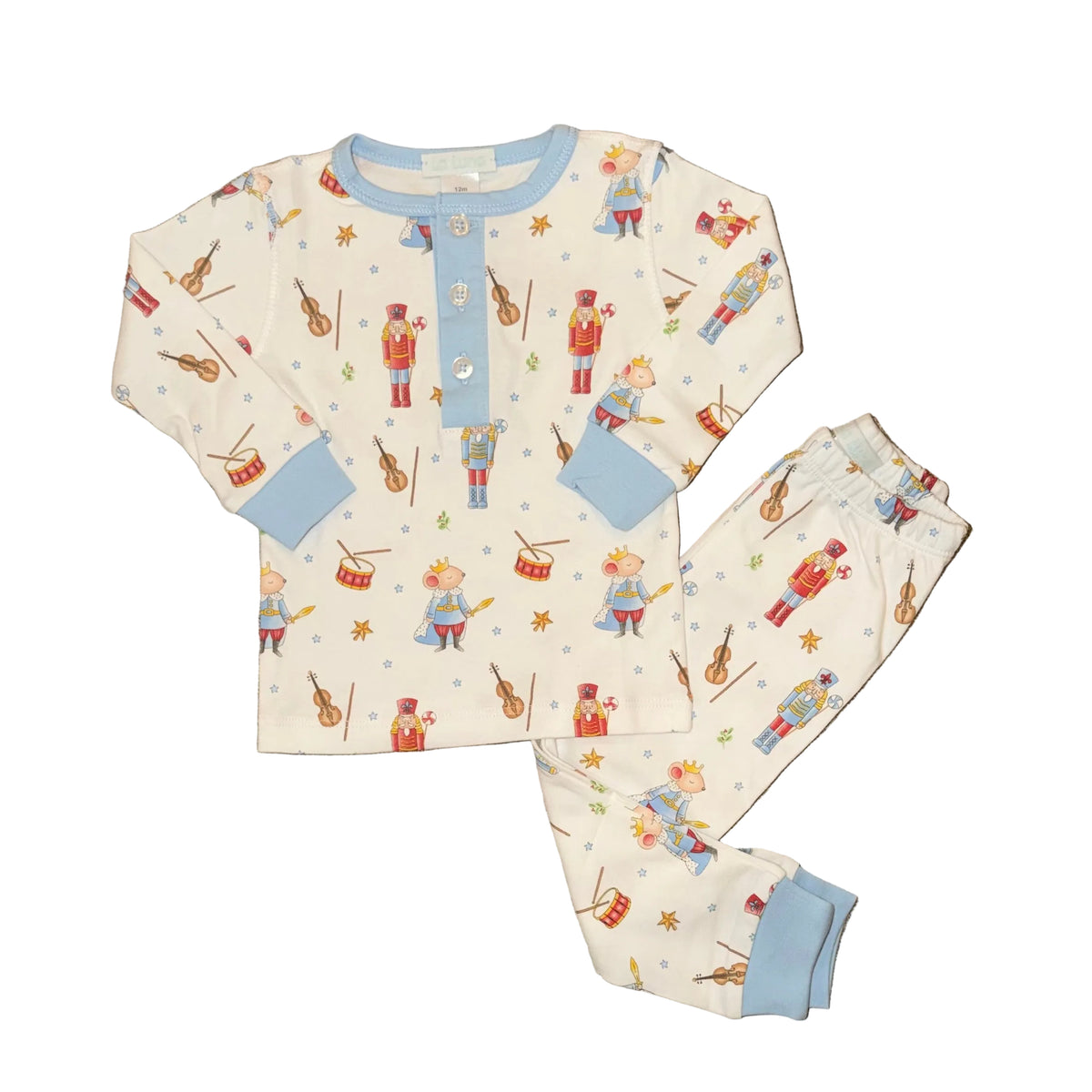 Blue Nutcracker LS Pajamas