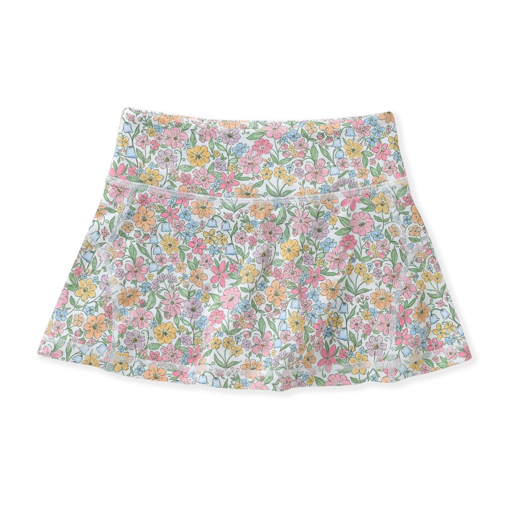 Boho Floral Tennis Skirt