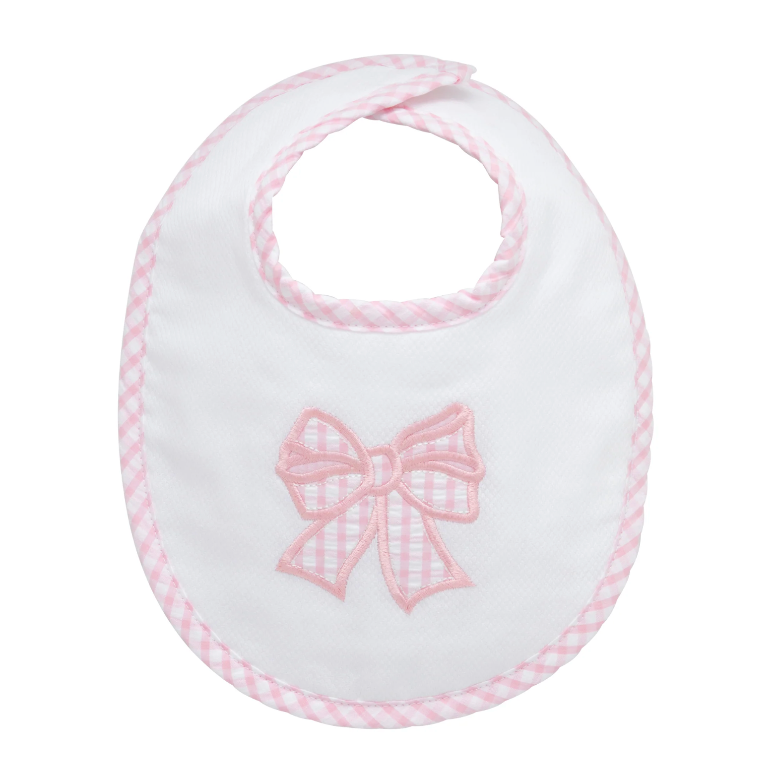 Bow Applique Basic Bib