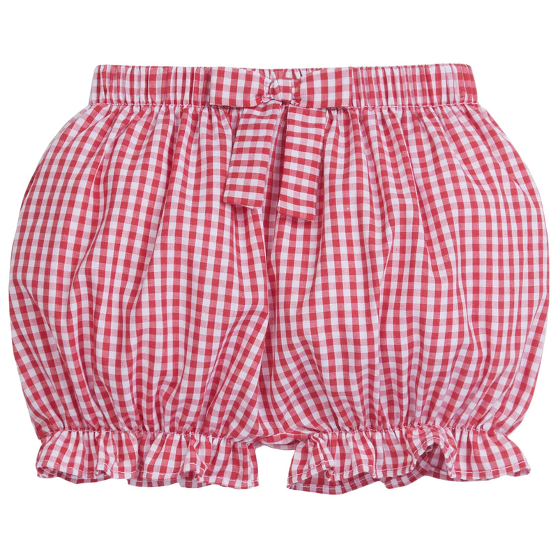 Bow Bloomer - Red Gingham