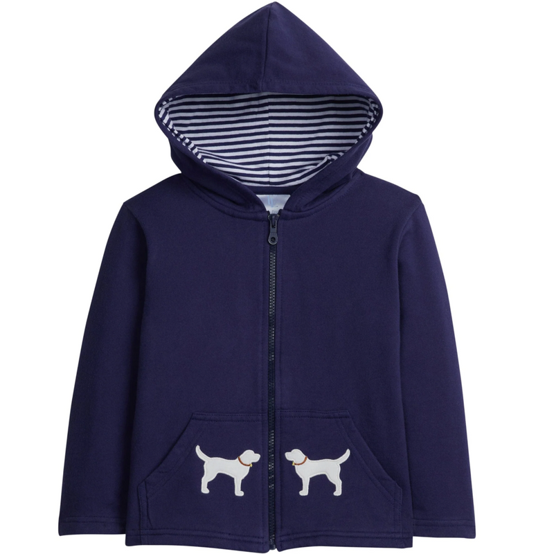 Boy Lab Applique Hoodie