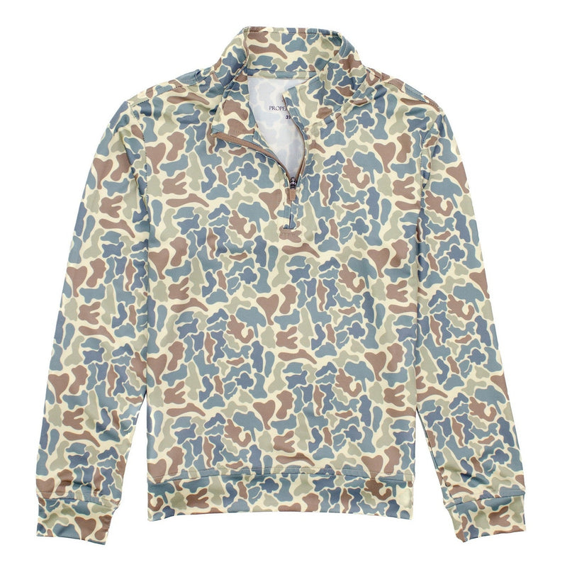Boys Inlet Pullover Field Camo