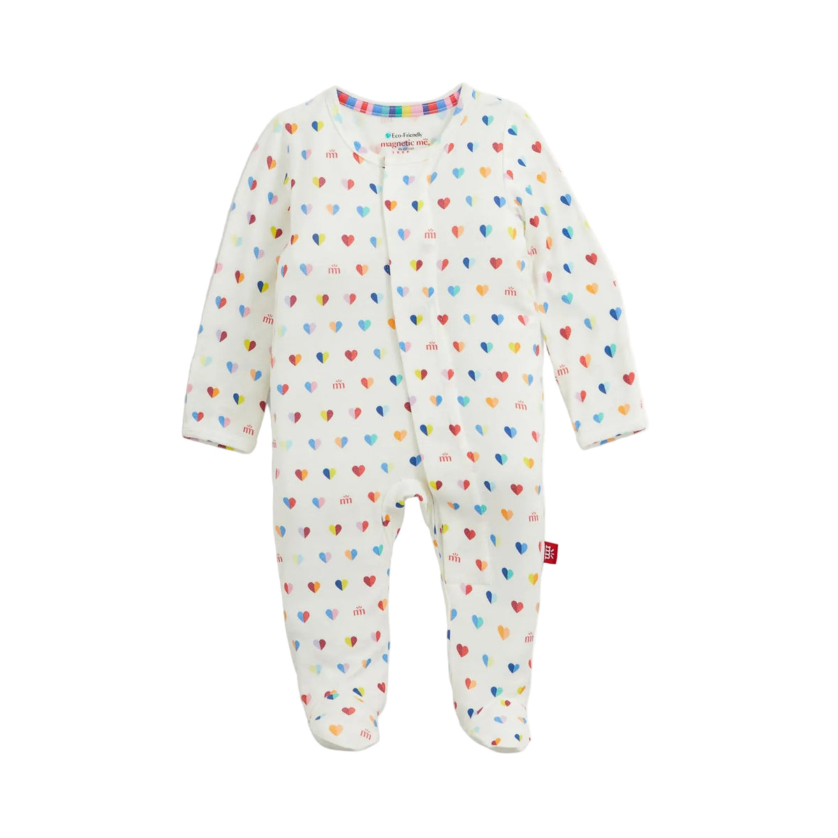 Branded Heart Modal Footie
